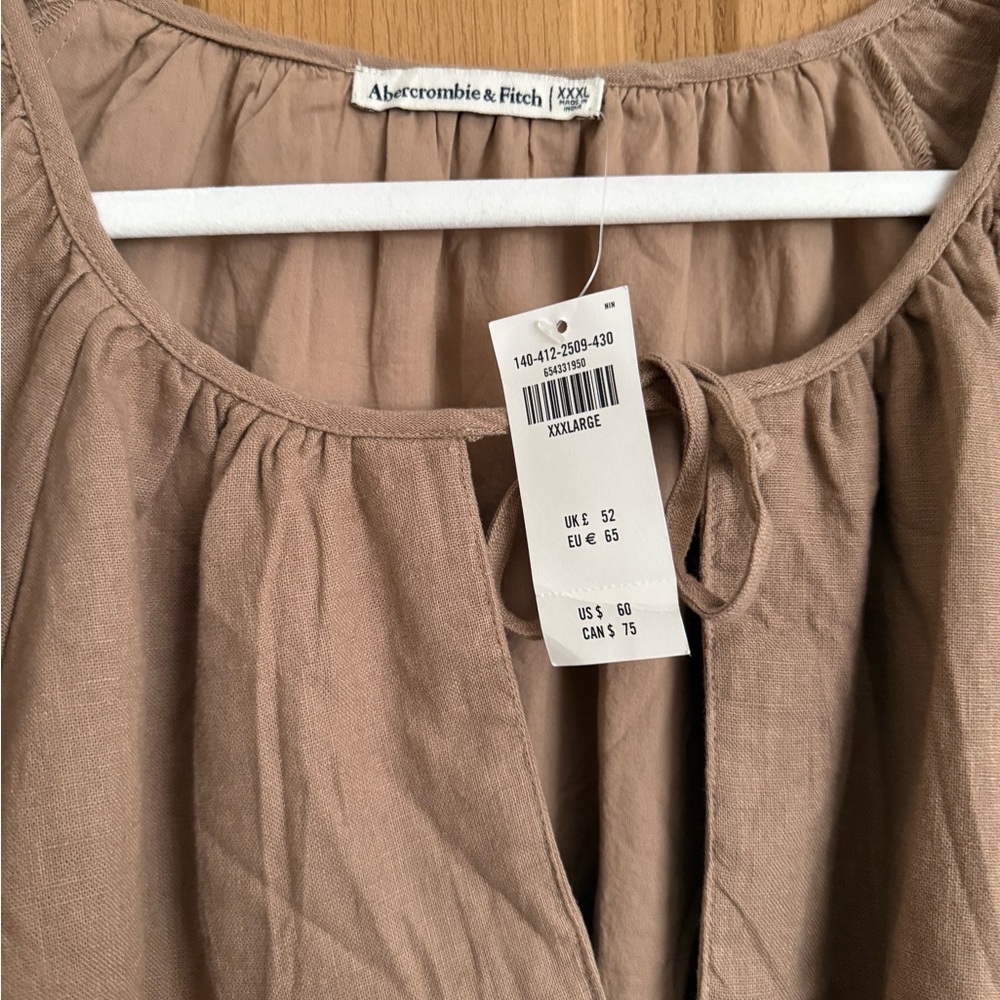 Abercrombie & Fitch Tan Blouse - Picture 2 of 3